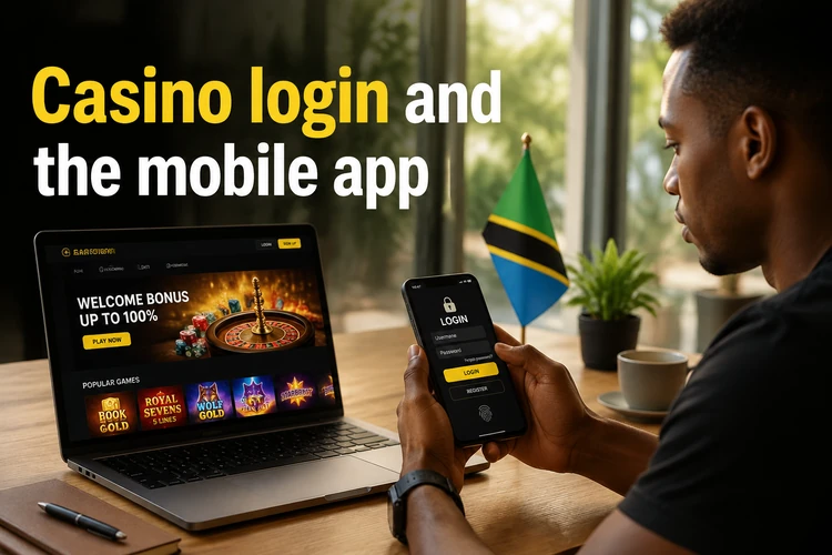 Casino login and the mobile app