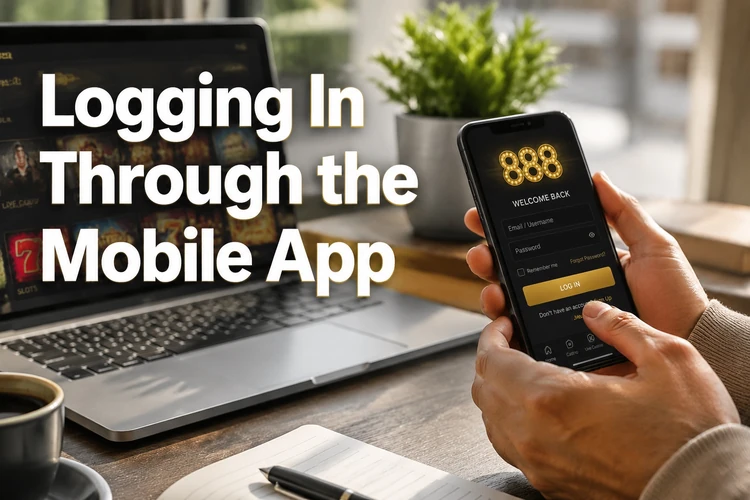 Logging In Through the Mobile App